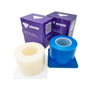 Pellicola adesiva trasparente 10x15 con pretaglio - 1200 strappi - 8 pezzi